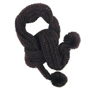 Luxury Divas Brown Winter Scarf